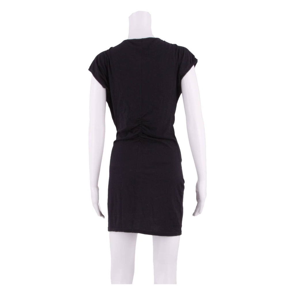 WHISTLES Womens Mini Dress Black Short Sleeve Short XS