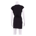 WHISTLES Womens Mini Dress Black Short Sleeve Short XS