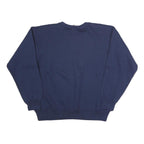 HANES Mens Blue Skeleton Graphic Crew Neck M Cotton Sweatshirt Casual