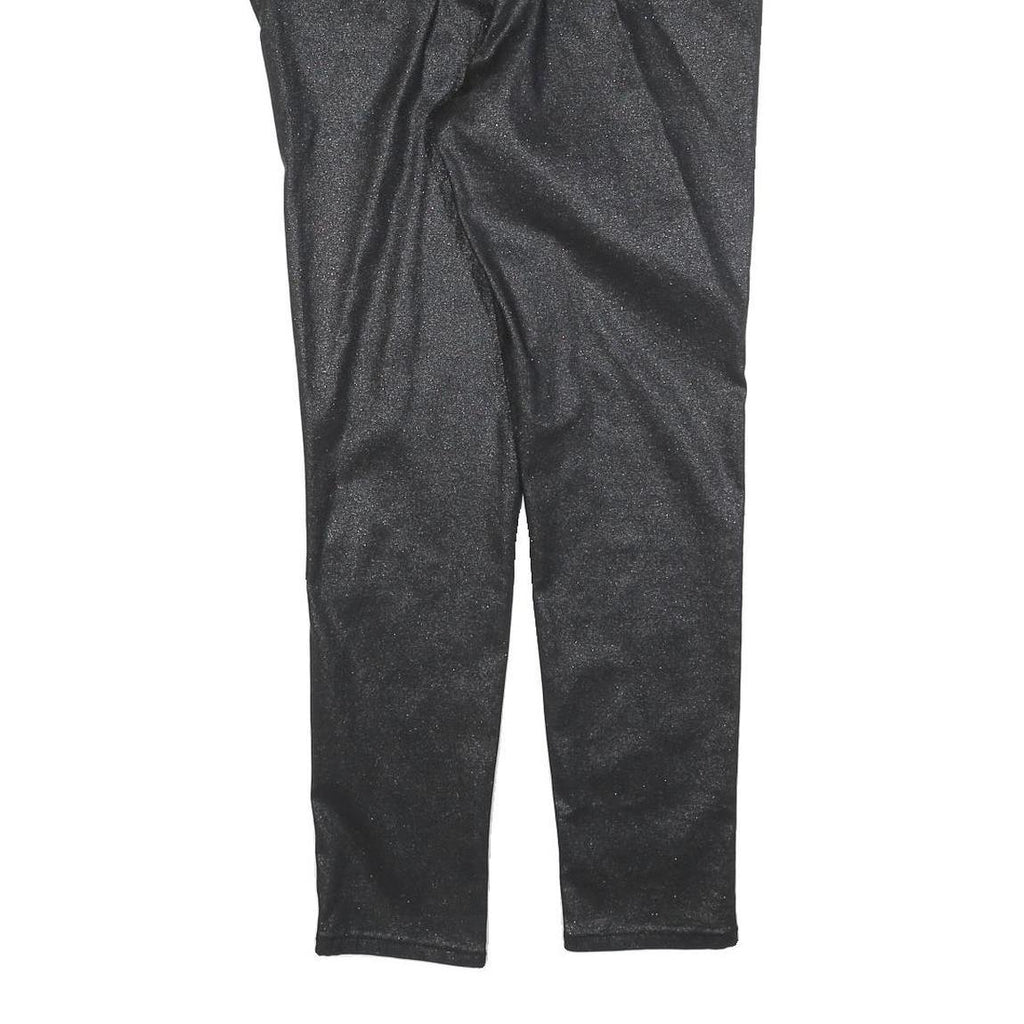 7 FOR ALL MANKIND Womens Jeans Black Slim Skinny Denim Raw W30 L28 Zip