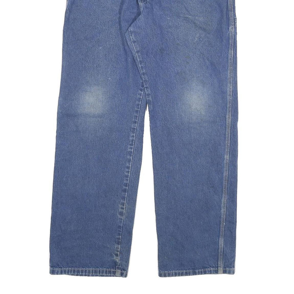 DICKIES Mens Jeans Blue Regular Straight Denim Medium W30 L29 Workwear