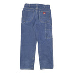 DICKIES Mens Jeans Blue Regular Straight Denim Medium W30 L29 Workwear