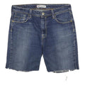 LEVI'S Womens Denim Blue Casual Shorts M W30 Stretch Fit 627