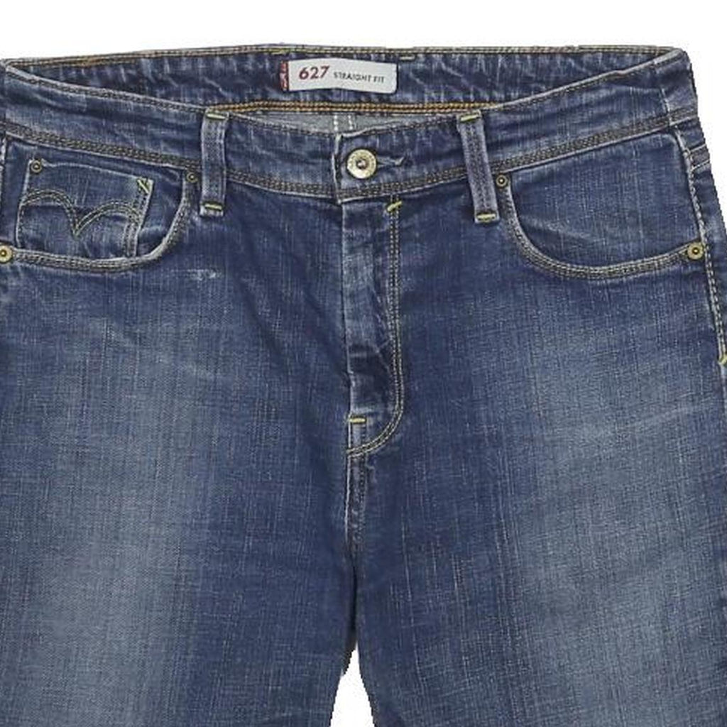 LEVI'S Womens Denim Blue Casual Shorts M W30 Stretch Fit 627