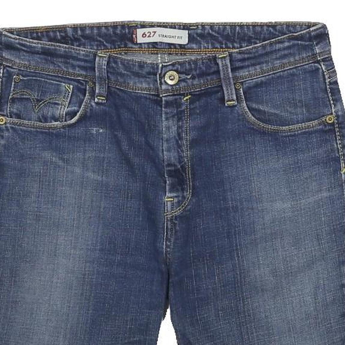 LEVI'S Womens Denim Blue Casual Shorts M W30 Stretch Fit 627