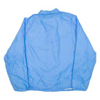 WEATHER BREAKER Mens Coach Jacket Blue Nylon 90s L