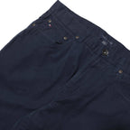 TOMMY HILFIGER Mens Cotton Blend Navy Relaxed Straight Trousers W32 L30 Casual