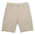 LEVI'S Mens Beige Casual Shorts Size L W36 Cotton Comfortable Fit