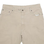 LEVI'S Mens Beige Casual Shorts Size L W36 Cotton Comfortable Fit