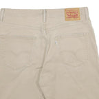 LEVI'S Mens Beige Casual Shorts Size L W36 Cotton Comfortable Fit