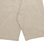 LEVI'S Mens Beige Casual Shorts Size L W36 Cotton Comfortable Fit