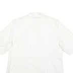 MARINA RINALDI Womens White Shirt L Cotton Blend Stylish Button Shirt