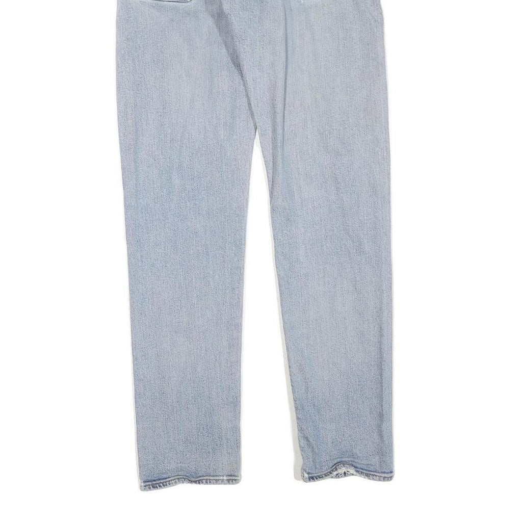 CARHARTT Mens Jeans Light Blue Regular Fit Straight Denim W29 L32 Button Closure