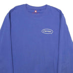 ENGELBERT STRAUSS Mens Blue Crew Neck XL Carrier Logo Sweatshirt Workwear