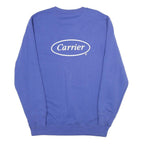 ENGELBERT STRAUSS Mens Blue Crew Neck XL Carrier Logo Sweatshirt Workwear