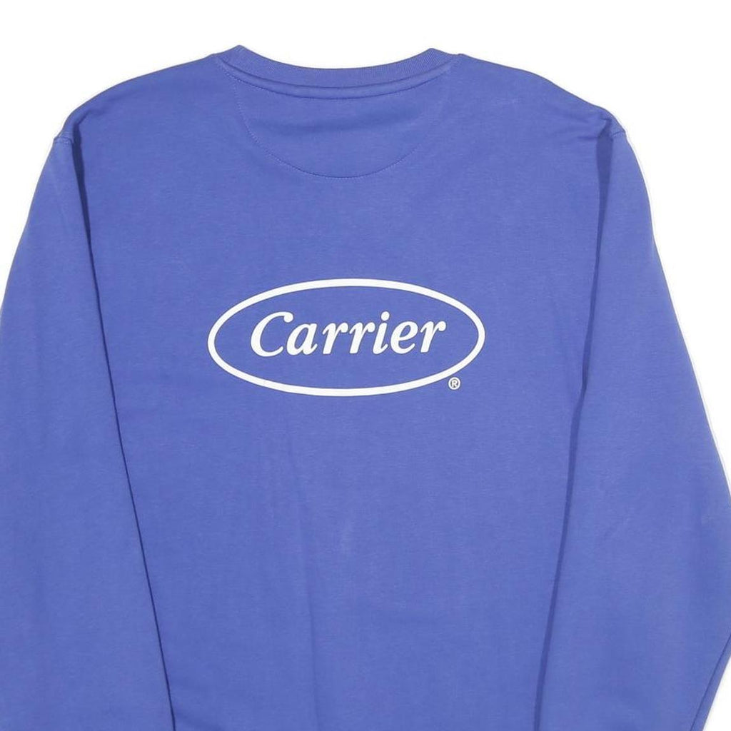 ENGELBERT STRAUSS Mens Blue Crew Neck XL Carrier Logo Sweatshirt Workwear