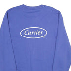 ENGELBERT STRAUSS Mens Blue Crew Neck XL Carrier Logo Sweatshirt Workwear