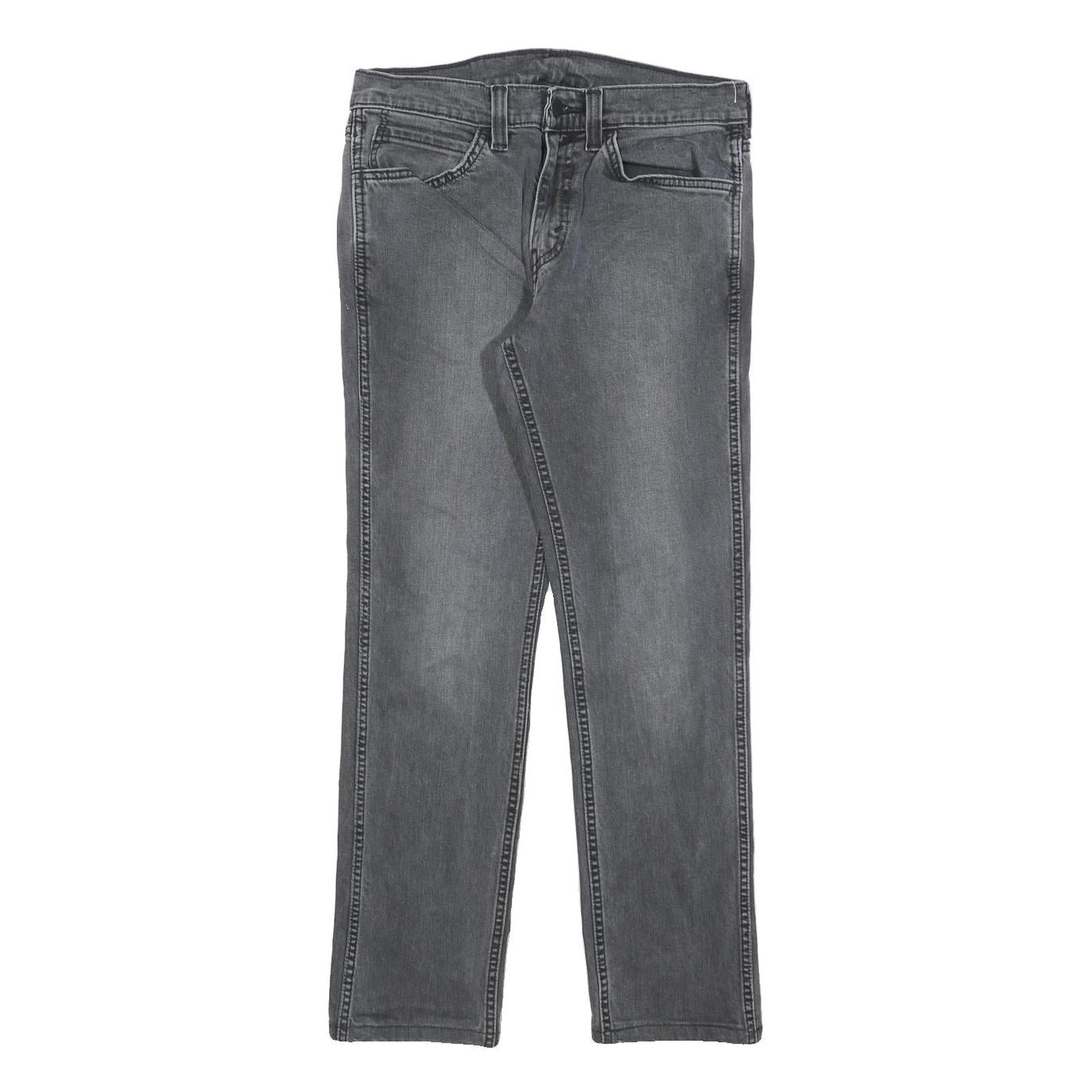 LEVI'S 511 Slim Mens Jeans Black Slim Straight Denim Medium W31 L29 Classic Fit