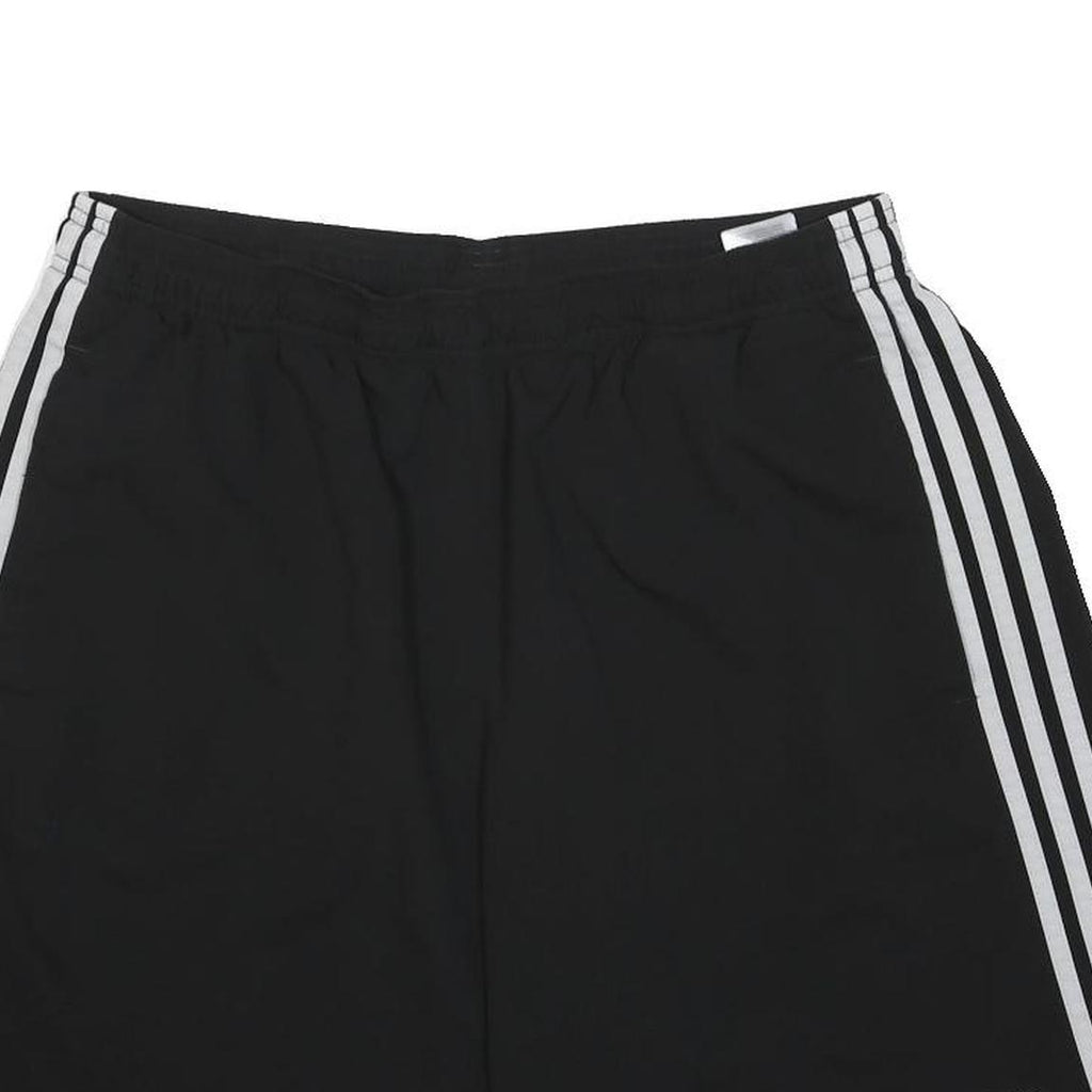 ADIDAS Mens Black Sports Shorts XL W30 Polyester Casual Gym Active Wear