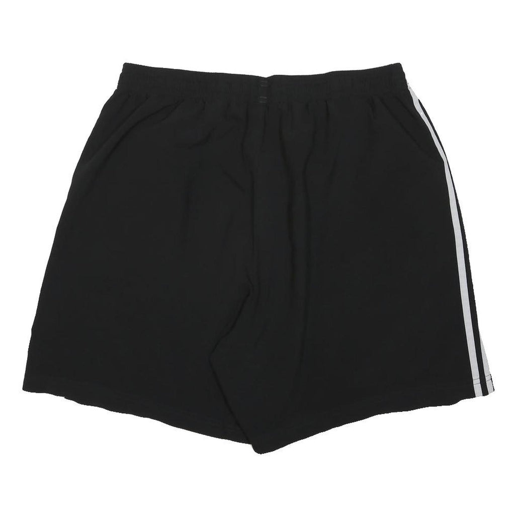 ADIDAS Mens Black Sports Shorts XL W30 Polyester Casual Gym Active Wear