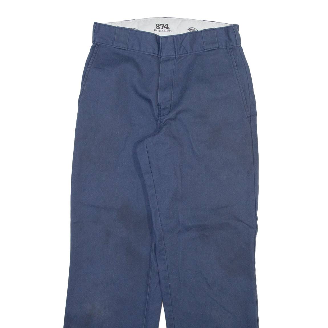 DICKIES 874 Workwear Mens Trousers Blue Regular Straight W29 L30