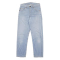 LEVI'S Womens Slim Jeans Blue Denim Light Wash W26 L26 Classic Zip Cotton
