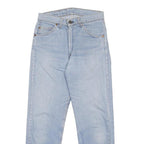 LEVI'S Womens Slim Jeans Blue Denim Light Wash W26 L26 Classic Zip Cotton