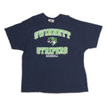 GENUINE MERCHANDISE Mens Navy Blue Gwinnett Stripers Baseball T-Shirt XL Short