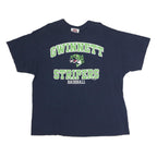 GENUINE MERCHANDISE Mens Navy Blue Gwinnett Stripers Baseball T-Shirt XL Short
