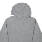 NIKE Mens Grey Full Zip Hoodie S Cotton Blend Sportswear Casual Zip Up