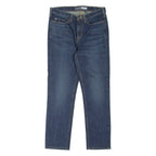 CARHARTT Workwear Womens Jeans Blue Slim Straight Stone Wash W30 L26