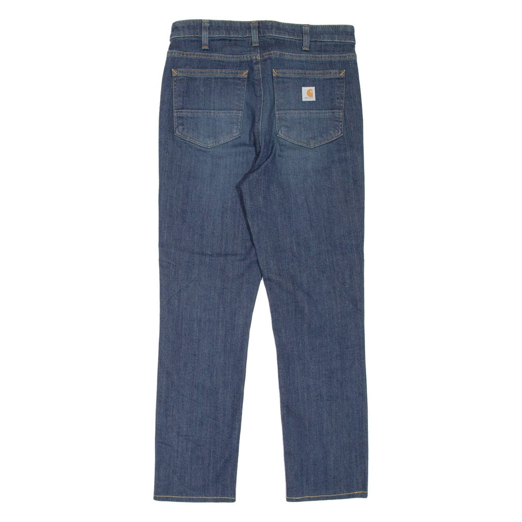 CARHARTT Workwear Womens Jeans Blue Slim Straight Stone Wash W30 L26