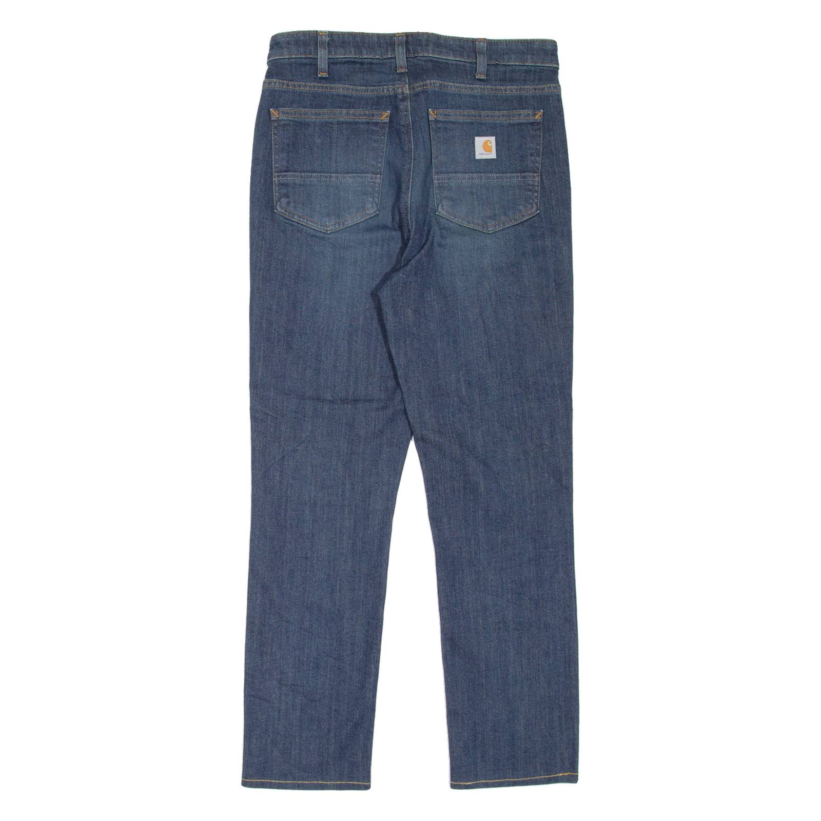 CARHARTT Workwear Womens Jeans Blue Slim Straight Stone Wash W30 L26