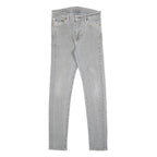 LEVI'S 510 Mens Jeans Light Grey Slim Skinny Denim W30 L32 Zip Cotton Blend