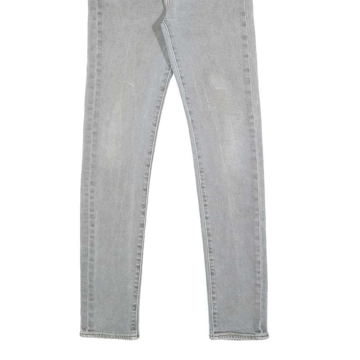 LEVI'S 510 Mens Jeans Light Grey Slim Skinny Denim W30 L32 Zip Cotton Blend