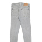 LEVI'S 510 Mens Jeans Light Grey Slim Skinny Denim W30 L32 Zip Cotton Blend