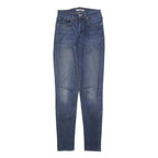 LEVI'S 721 Womens Slim Blue Denim Medium Wash W27 L32 Slim Fit Jeans Zip Closure