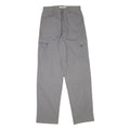 URBAN REPUBLIC Mens Grey Relaxed Straight Trousers W28 L32 Cotton Blend Cargo