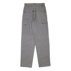 URBAN REPUBLIC Mens Grey Relaxed Straight Trousers W28 L32 Cotton Blend Cargo