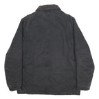 CARHARTT Mens Black Jacket XL Cotton Workwear Zip Pocketed Classic