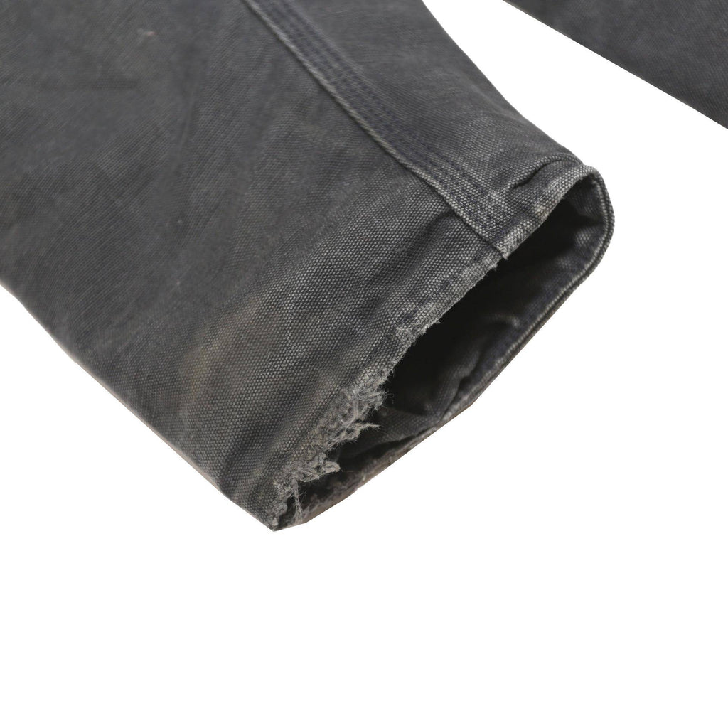 CARHARTT Mens Black Jacket XL Cotton Workwear Zip Pocketed Classic
