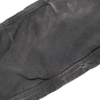 CARHARTT Mens Black Jacket XL Cotton Workwear Zip Pocketed Classic