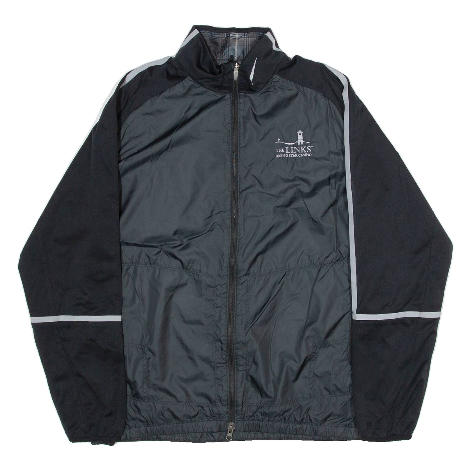 NIKE The Links Rising Star Casino Mens Shell Jacket Black L