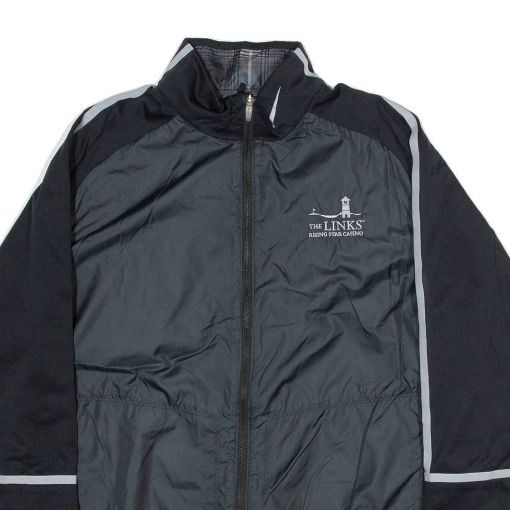 NIKE The Links Rising Star Casino Mens Shell Jacket Black L