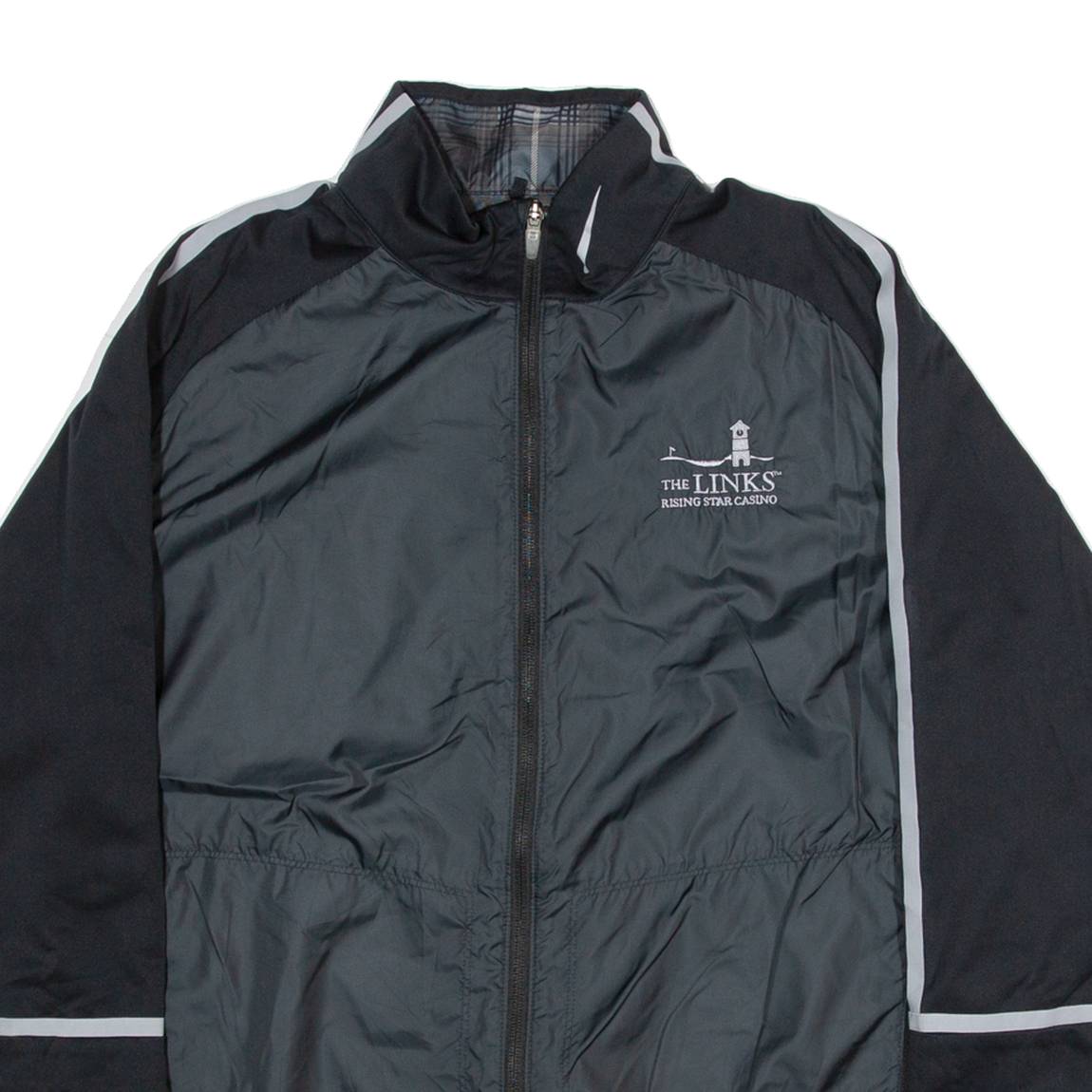 NIKE The Links Rising Star Casino Mens Shell Jacket Black L
