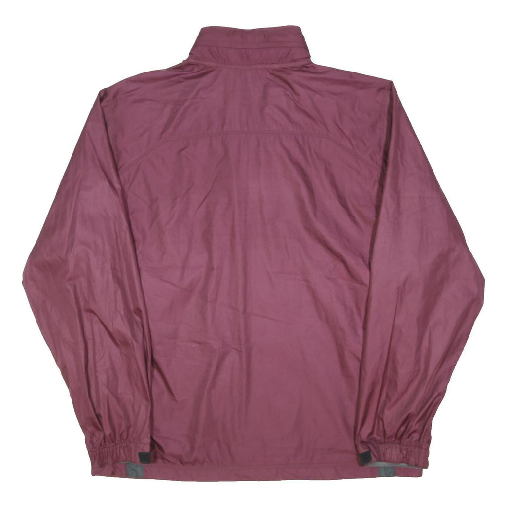 NIKE Mens Maroon Storm-Fit Zip Jacket L Polyester Plain Lightweight Sportswear