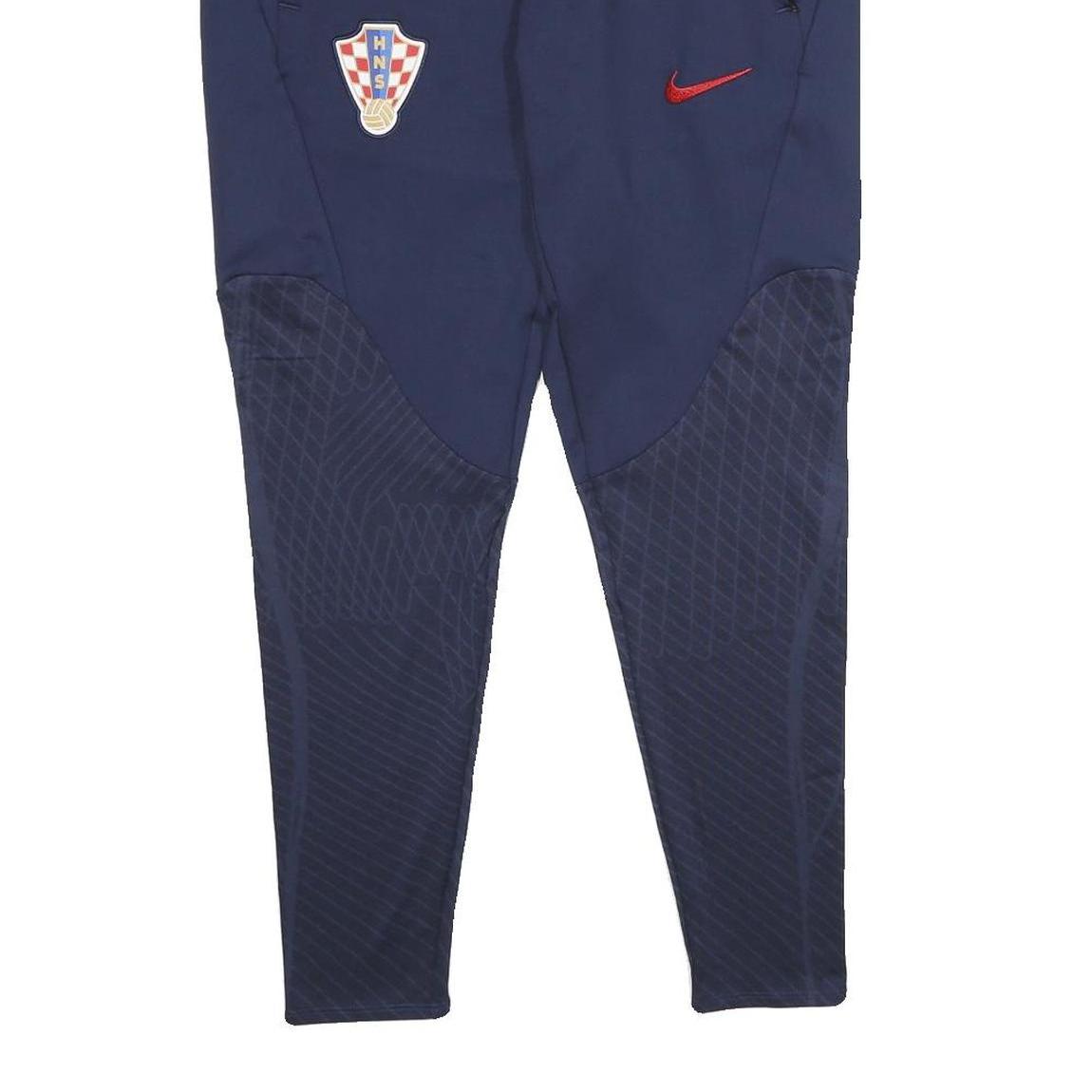 NIKE Mens Joggers Navy Blue Slim Tapered M W30 L28 HNS Crest Swoosh