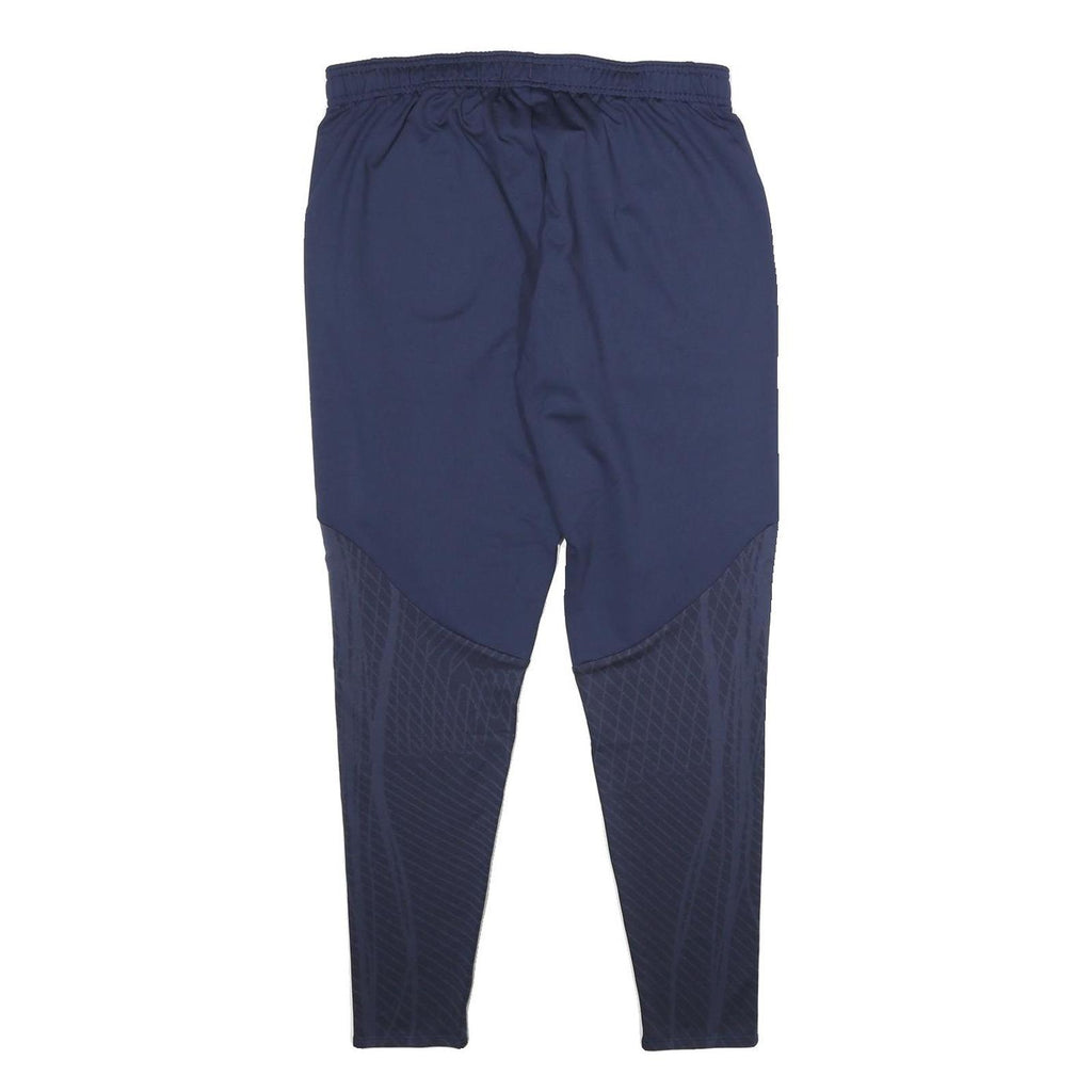 NIKE Mens Joggers Navy Blue Slim Tapered M W30 L28 HNS Crest Swoosh