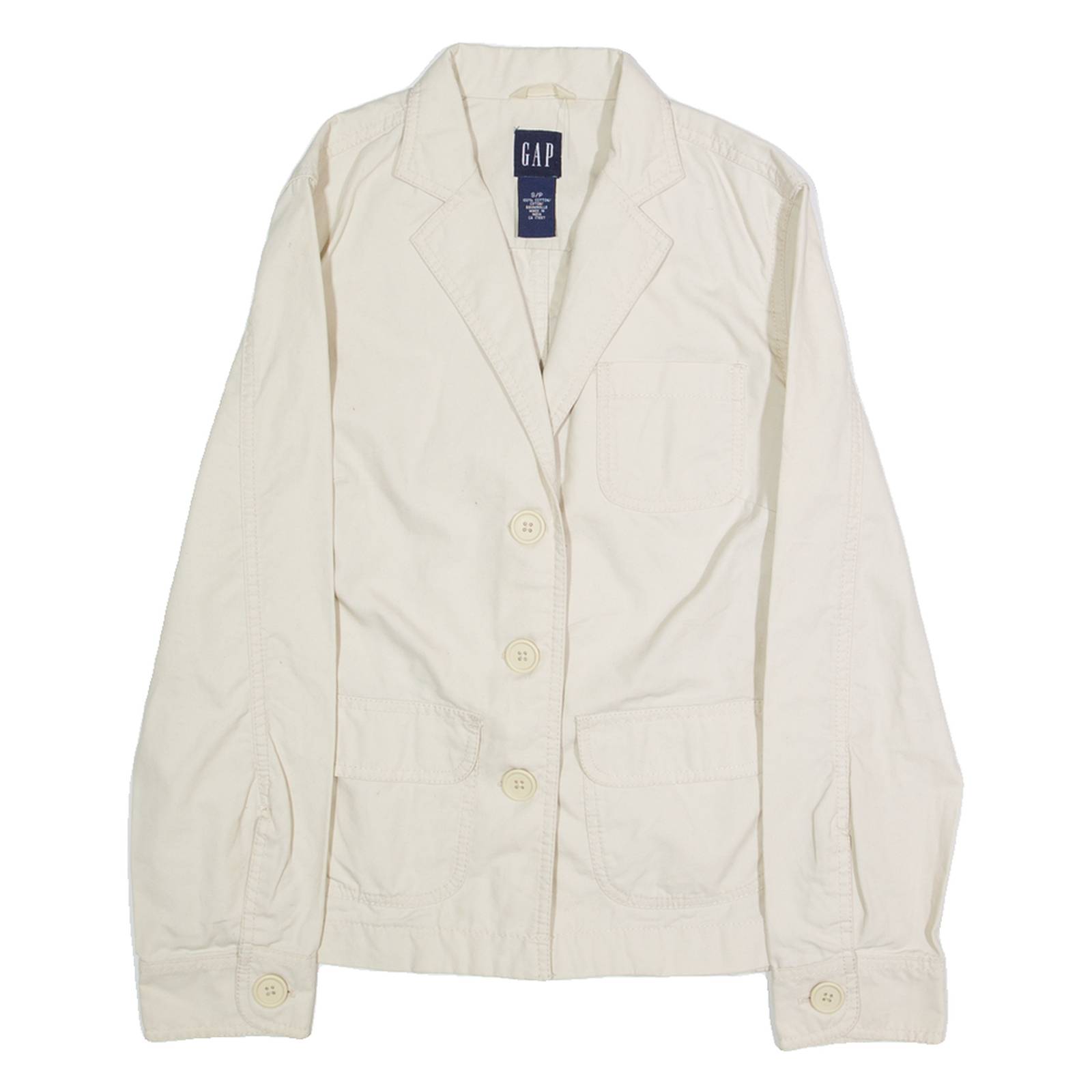 GAP Womens Blazer Jacket Beige S