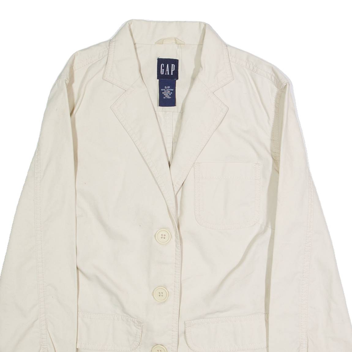 GAP Womens Blazer Jacket Beige S